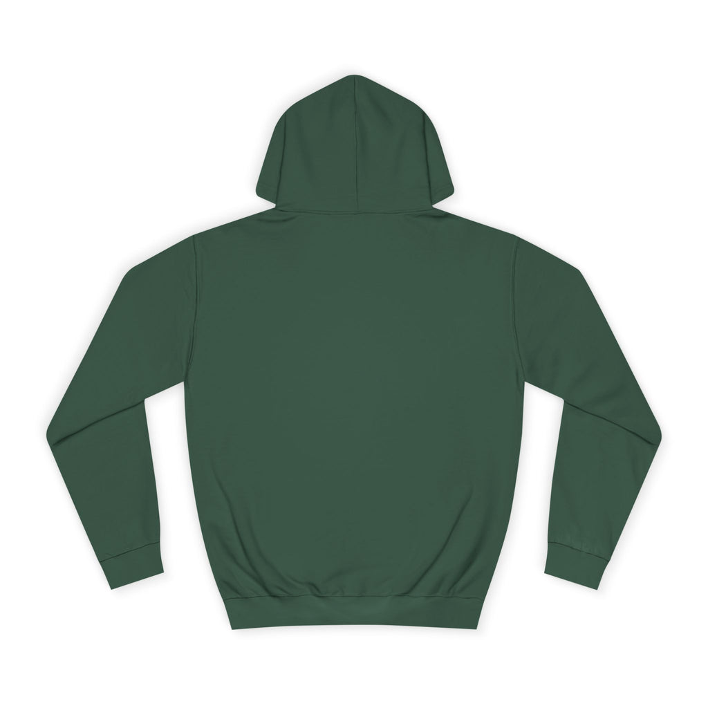 The Pint Hoodie in Bottle Green: another view