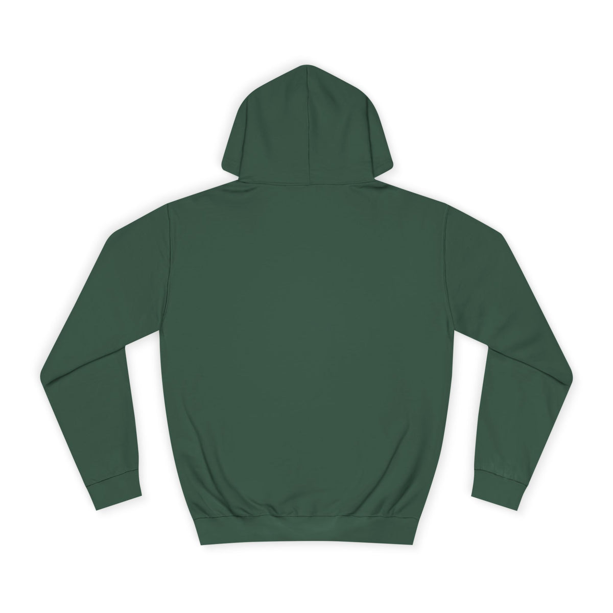 The Pint Hoodie in Bottle Green: another view