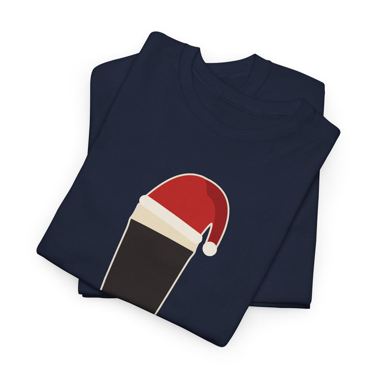Merry Time Tee in Navy: folded